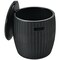 9.5 Gallon 4-in-1 Patio Rattan Cool Bar Cocktail Table Side Table